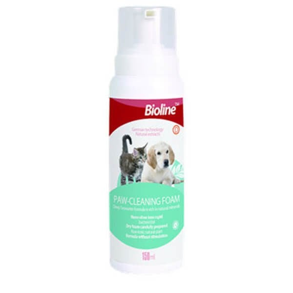 Bioline Kedi ve Köpek İçin Pati Temizleme Köpüğü 150 Ml