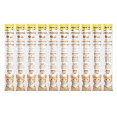 GimCat Sticks Tahılsız Hindi Tavşanlı Ödül Çubuğu 10'lu
