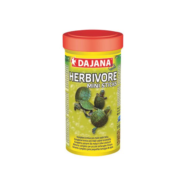 Dajana Tortoise Herbivore Mini Stick Sürüngen Yemi 250 Ml 55 Gr