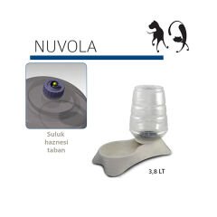 Mp Nuvola Kedi ve Köpek Hazneli Su Kabı Beyaz 3.8 Lt