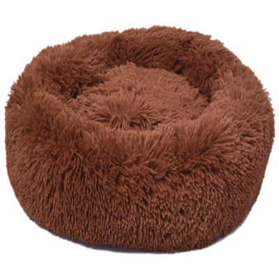 Dubex Ponchik Peluş Yuvarlak Köpek Yatağı Tarçın Xlarge 98x11 Cm