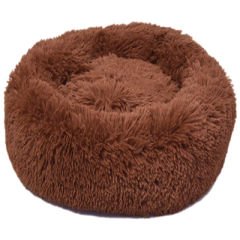 Dubex Ponchik Peluş Yuvarlak Köpek Yatağı Tarçın Xlarge 98x11 Cm