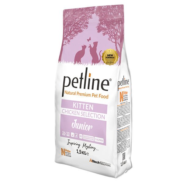 Petline Natural Kitten Chicken Selection Tavuklu Yavru Kedi Maması 1.5 Kg