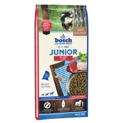 Bosch Junior Tahılsız Kuzu Etli ve Pirinçli Yavru Köpek Maması 15 Kg