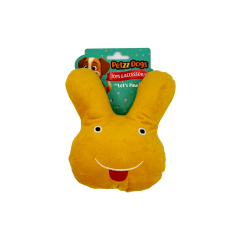 PetzzDogs Sparky Sesli Dayanıklı Peluş Köpek Çiğneme Oyuncağı Sarı 16x14 Cm