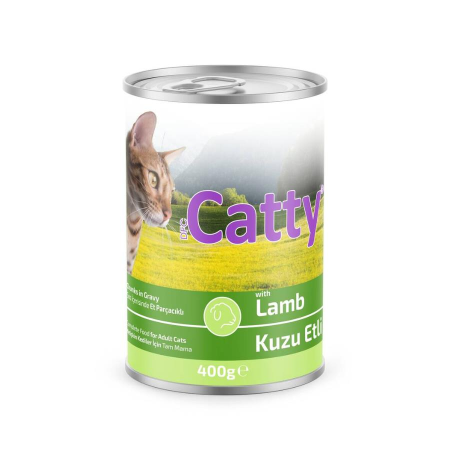 Catty Soslu Kuzu Etli Kedi Konservesi 400 Gr