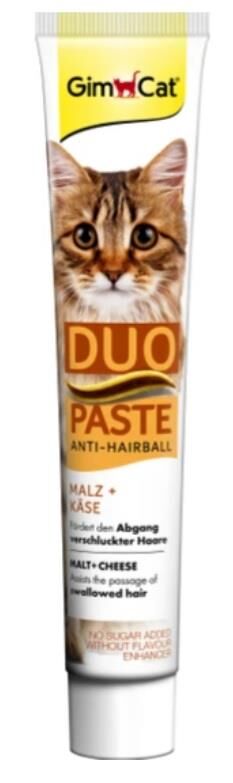 Gimcat Anti-Hairball Duo Paste Peynirli Malt 50 gr