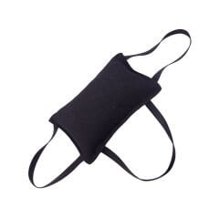 Doggie Pamuk Kumaş Köpek Isırma Yastığı Siyah 2x15-25 Cm