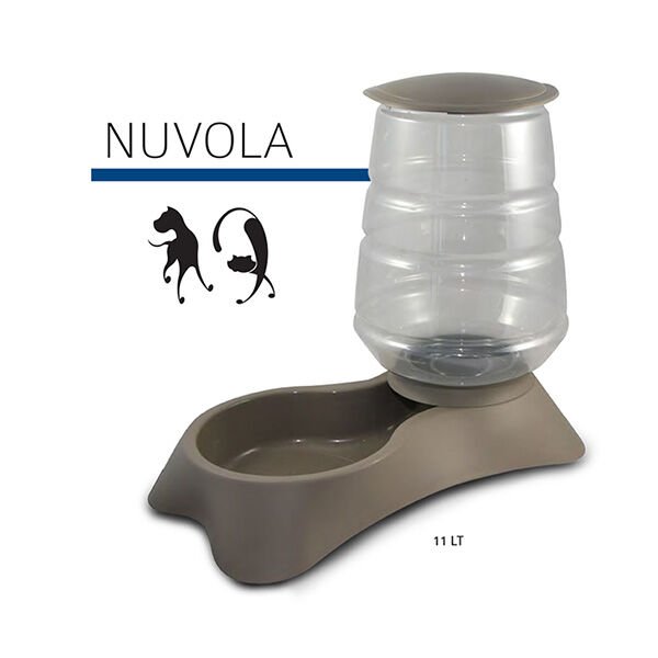 Mp Nuvola Kedi ve Köpek Hazneli Su Kabı Kahverengi 11 Lt