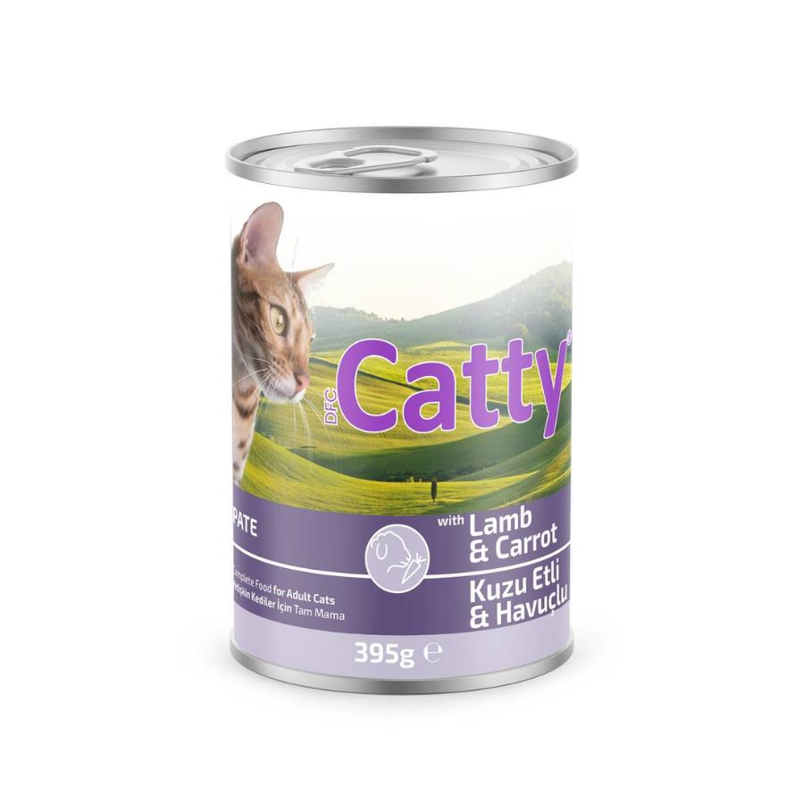 Catty Pate Kuzu Etli Havuçlu Kedi Konservesi 395 Gr