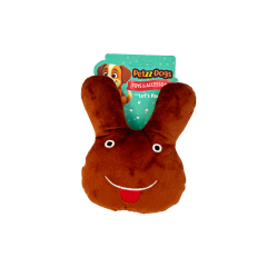 PetzzDogs Sparky Sesli Dayanıklı Peluş Köpek Çiğneme Oyuncağı Kahverengi 16x14 Cm