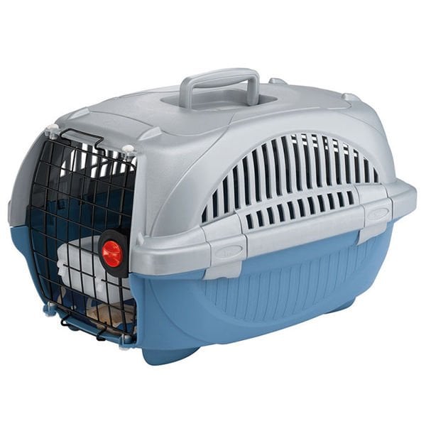 Ferplast Atlas Deluxe 20 Köpek ve Kedi Taşıma Çantası Mavi 37x57x33 Cm
