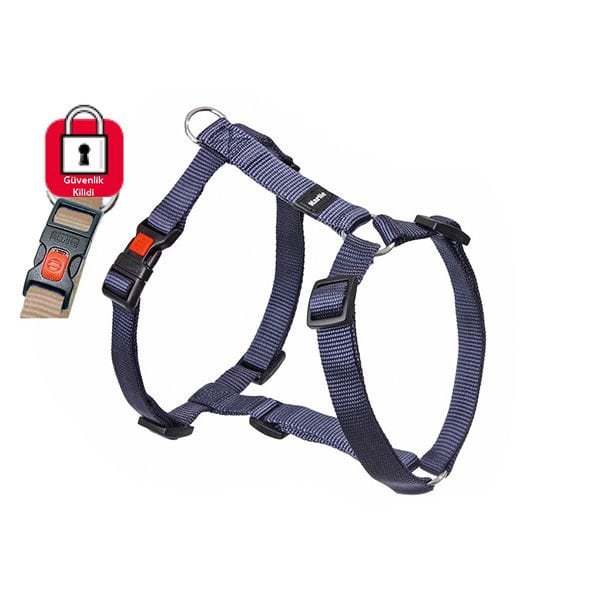 Karlie Kilitli Köpek Boyun Tasması Large Mavi 30 Mm 65-100 Cm