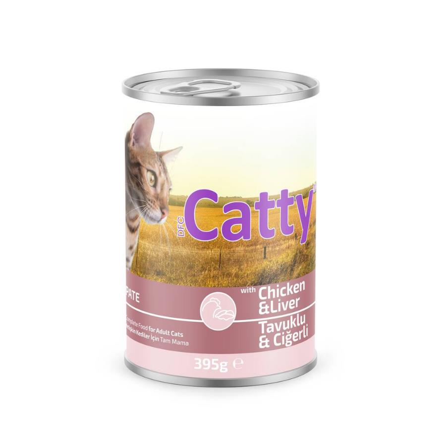 Catty Pate Tavuklu Ciğerli Kedi Konservesi 395 Gr