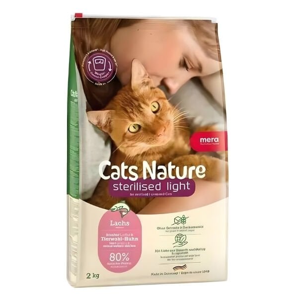 Mera Cats Nature Somonlu Kısırlaştırılmış Kedi Maması 2 Kg
