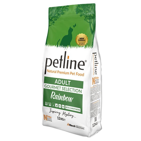Petline Natural Rainbow Adult Tavuklu Yetişkin Kedi Maması 12 Kg