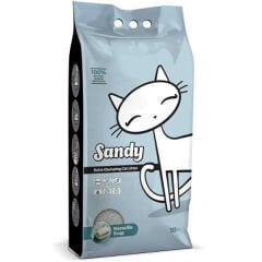 Sandy Sodyum Ultra Topaklaşan Marsilya Sabunlu Doğal Kedi Kumu 10 Kg