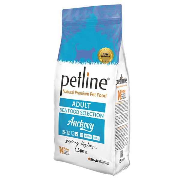 Petline Natural Adult Hamsi Balıklı Yetişkin Kedi Maması 1.5 Kg