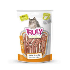 Truly Tavuklu ve Balıklı Sandviç Yumuşak Kedi Ödül Maması 50 Gr