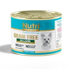 Nutri Canin Pupy Tahılsız %92 Kuzu Etli Yavru Köpek Konservesi 200 Gr