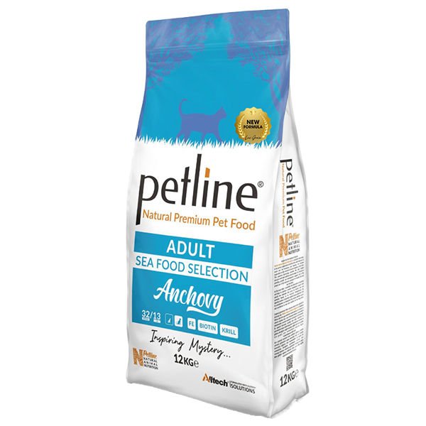 Petline Natural Adult Hamsi Balıklı Yetişkin Kedi Maması 12 Kg