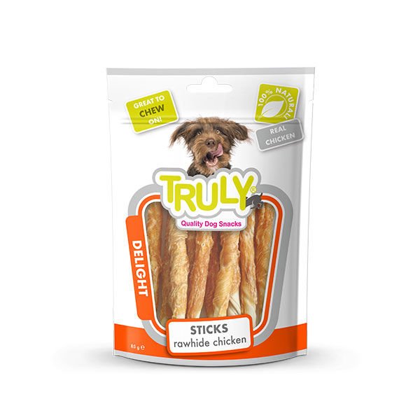 Truly Burgu Şekilli Tavuk ve Havuçlu Yumuşak Köpek Ödül Maması 90 Gr
