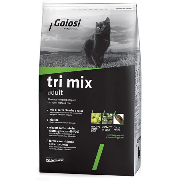 Golosi Tri Mix Karışık Yetişkin Kedi Maması 7.5 Kg