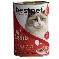Bestpet Kuzu Etli Konserve Yetişkin Kedi Maması 400 gr