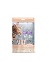 Catty Bistro Somonlu ve Deniz Taraklı Yetişkin Kedi Krema Ödülü 5 x 14 Gr