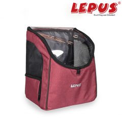 Lepus Sırt Çantası Bordo 30*25*40h cm