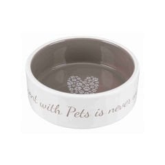 Trixie Kedi ve Köpek Seramik Mama Su Kabı Kahverengi 0.30 Lt 12 Cm