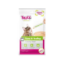 Truly Ton Balıklı ve Deniz Taraklı Sıvı Kedi Ödülü 5 Adet 14 Gr