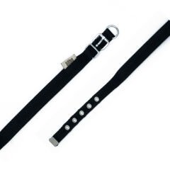 Doggie Comfort Dokuma Köpek Boyun Tasması Small Siyah 1.5x25-30 Cm