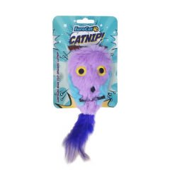 Eurocat Baykuş Şeklinde Peluş Kedi Oyuncağı Mor