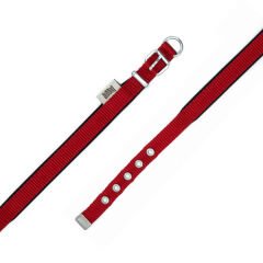 Doggie Comfort Dokuma Köpek Boyun Tasması Small Kırmızı 1.5x25-30 Cm