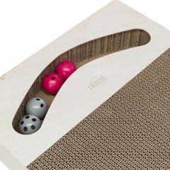 Trixie Cardboard Büyük Catnipli Kedi Karton Tırmalaması Kum Beji 64x11x37 Cm