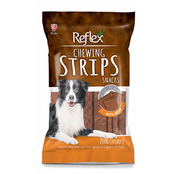 Reflex Biftekli Şerit Şeklinde Köpek Ödül Maması 20 Gr