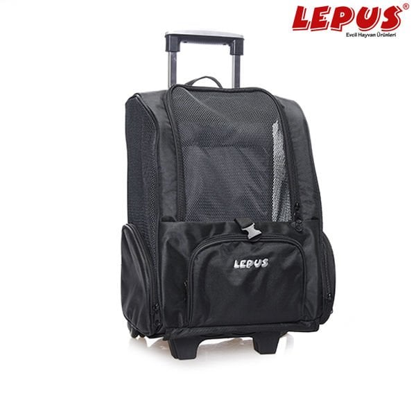 Lepus Tekerlekli Sırt Çantası Siyah 35*30*50h cm