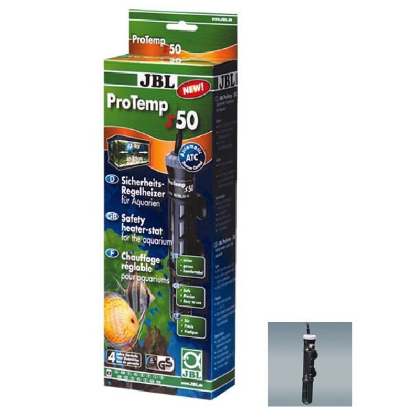 Jbl Protemp S50 Emniyet Düğmeli Akvaryum Isıtıcı 50 W