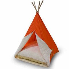 Bedspet Kedi Ve Küçük Irk Köpek Çadırı 60x60x80 Cm Turuncu
