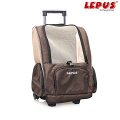 Lepus Tekerlekli Sırt Çantası Kahverengi 35*30*50h cm