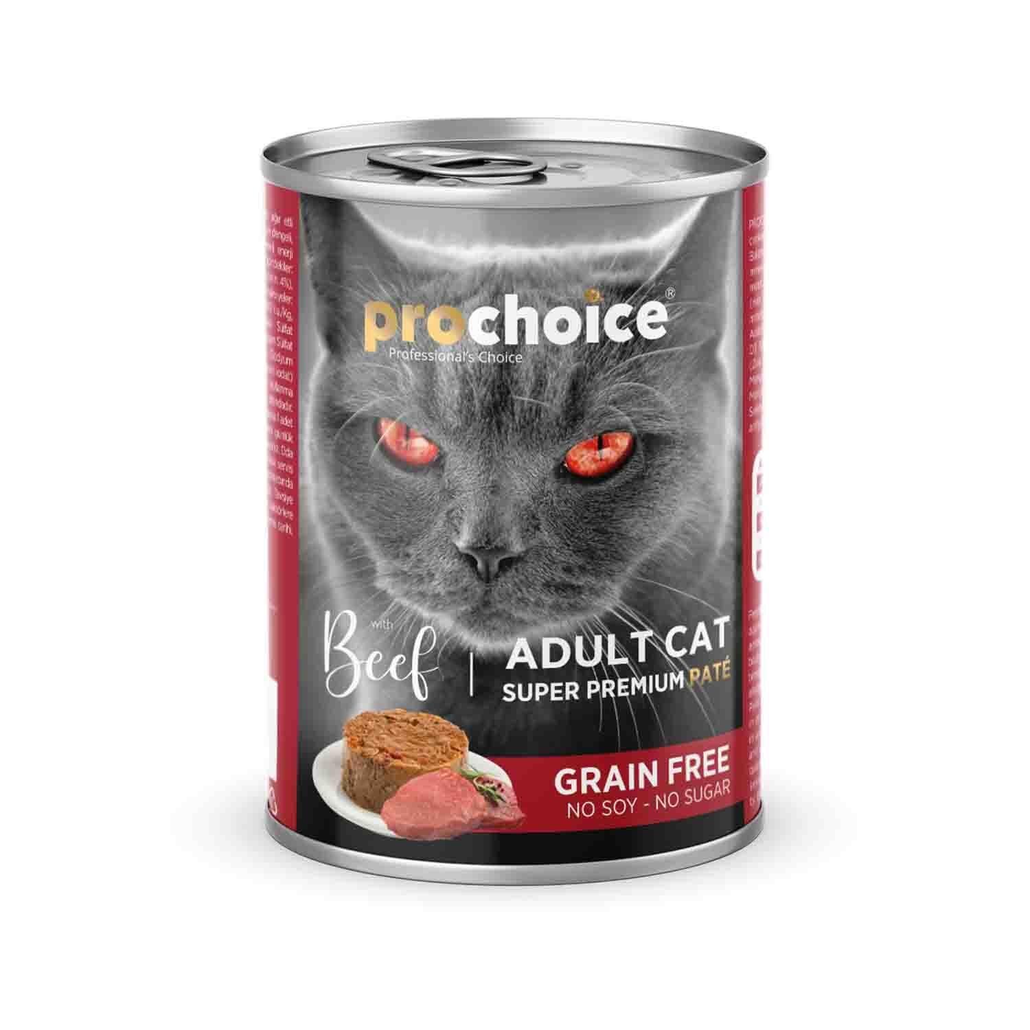 Prochoice Biftekli Yetişkin Kedi Konservesi 400 gr