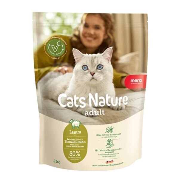 Mera Cats Nature Kuzulu Yetişkin Kedi Maması 2 Kg