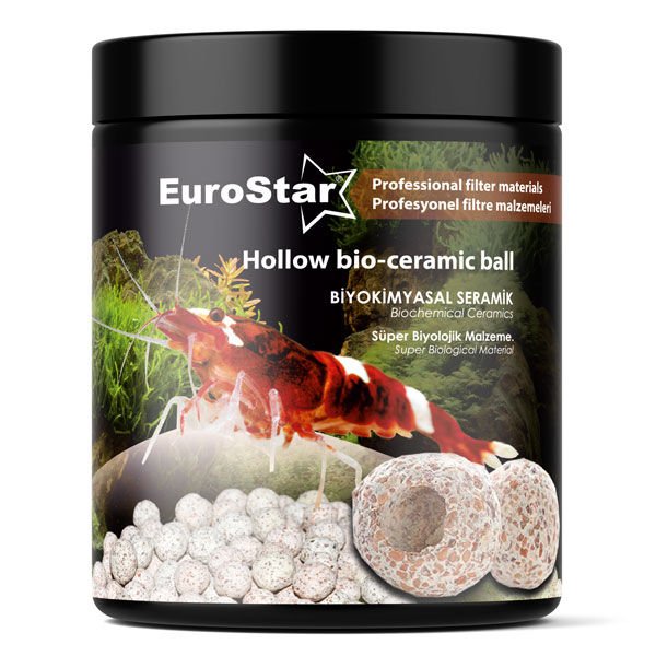 Euro Star Hollow Bio Balls Biolojik Akvaryum Filtre Malzemesi 1 Lt 815 Gr