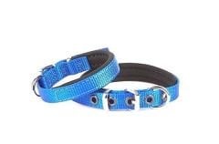 Doggie Comfort Dokuma Köpek Boyun Tasması Medium Mavi 1.5x25-30 Cm
