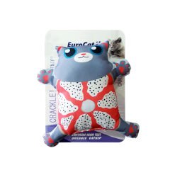 Eurocat Gri Yastık Şeklinde Catnipli Kedi Oyuncağı 13 Cm