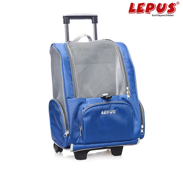 Lepus Tekerlekli Sırt Çantası Mavi 35*30*50h cm